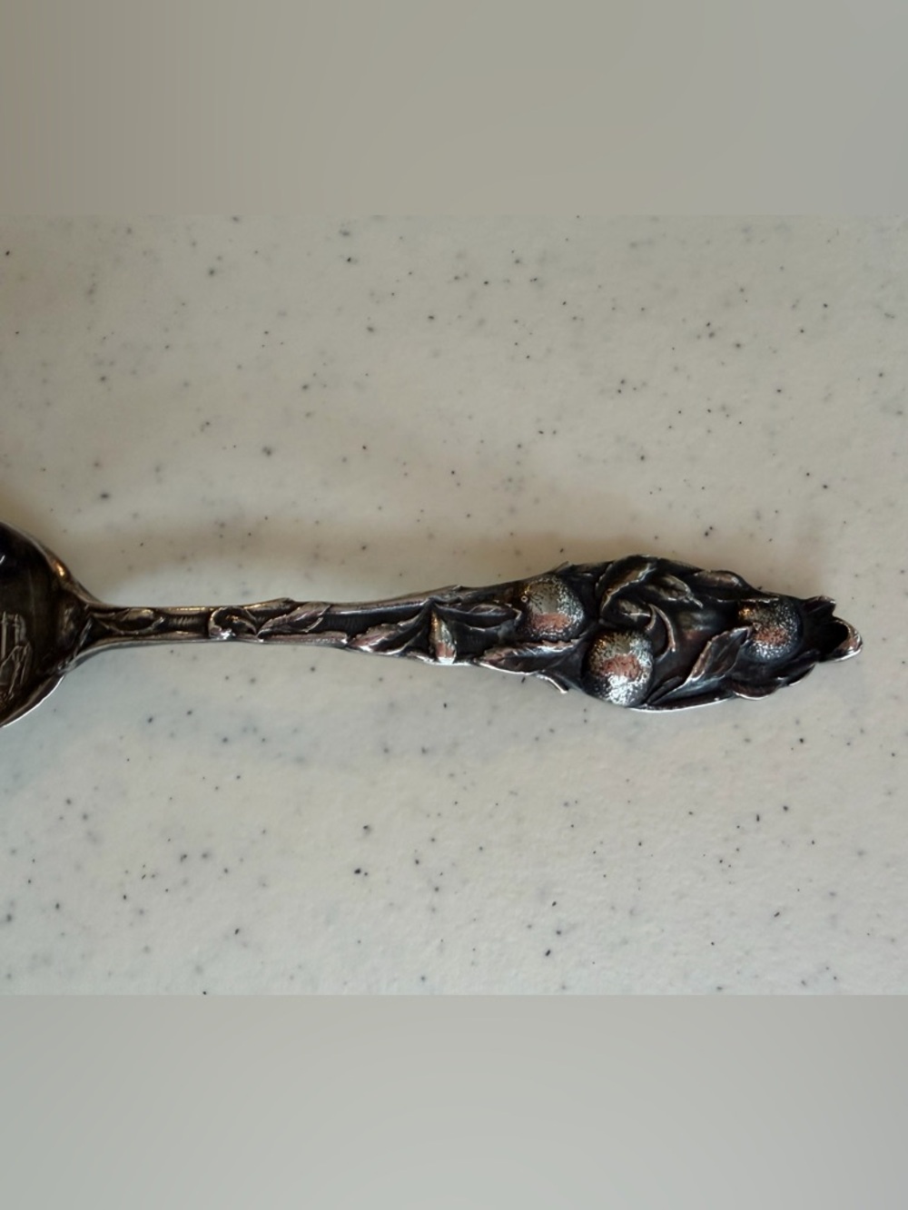 Vintage Sterling Silver San Gabriel Mission Spoon Los Angeles CA Souvenir .925 - Picture 9 of 11